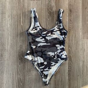 Camo bodysuit